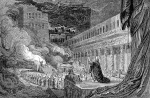 Solomon dedicates the First Temple at Jerusalem