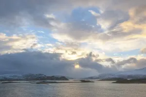 Sommaroy Sound, Sommaroy, Troms, Norway, Europe