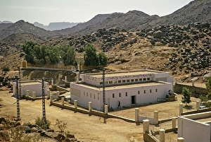 Sonelgaz power station Sahara desert settlement Djanet, Algeria, North Africa 1973, Africa