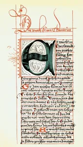 Song of Kudrun or Gudrun, script from Ambras