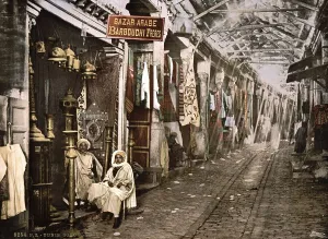 Souc-el-Trouk Bazaar, Tunis, Tunisia, c