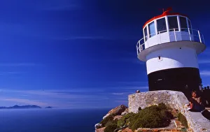 South Africa: The lighthouse at the most southern point of the Cape Peninsula