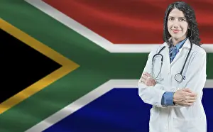South African medicine and healthcare concept