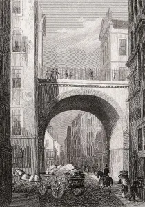 South Bridge, from the Cowgate