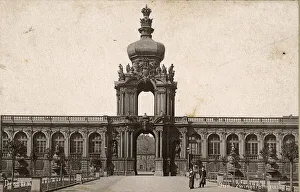 The south entrance to the Zwinger in Dresden in 1887