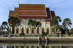 Category Buddhism Prints: South facade of the Wat Klang temple