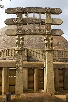 South Gateway, stupa 1 Buddhist monuments at Sanchi