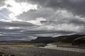 South, Iceland, river, valley, river valley