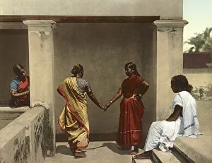 South India. Dancing Temple-Maids