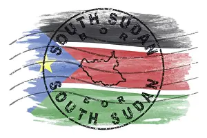 South Sudan Bor Round Seal Map Design