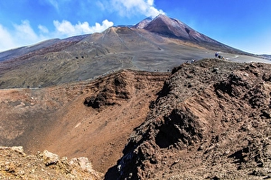 Category Mountain Landscapes Prints: Southern flank of Etna with secondary craters