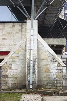 Soviet architecture. Building of the swimming pool
