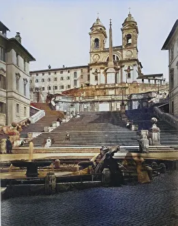 The Spanish Steps in Rome, c. 1880
