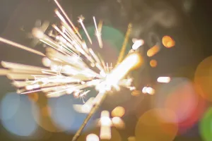 Sparkler Bokeh Colorful sparkler