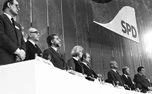 SPD Party Congress April 1982, Germany, Europe