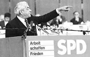 SPD Party Congress April 1982. Jochen Ehmke