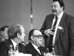 SPD Party Congress April 1982. Johannes Rau