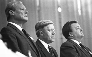 SPD Party Congress April 1982. Willy Brandt