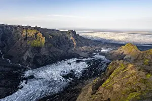 Spectacular landscape in the evening light