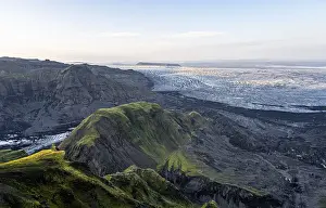 Spectacular landscape in the evening light