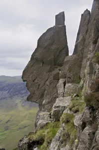 Sphinx Rock rock formation on fell