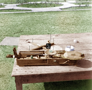 Spinning wheel of Mahatma Gandhi, India, Asia, 1948, Asia