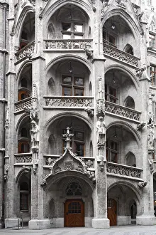 Spiral staircase in the Prunkhof Courtyard