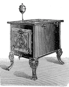 Spirit cooking cooker from 1895