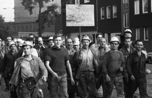 The spontaneous strike, here on 10 September 1969 by the miners of the Minister Stein colliery