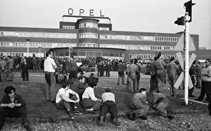 The spontaneous strikes, here at Opel in Bochum on 15