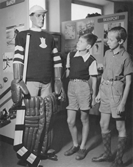 The sports museum in the 1940s