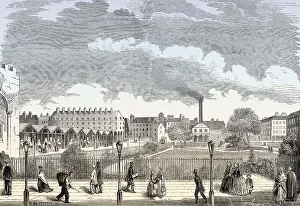 Square du Temple, a Parisian garden in the 3rd arrondissement
