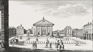 Square before the market hall, Covent Garden