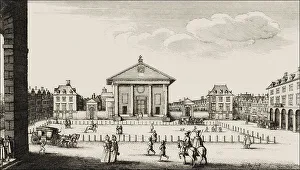 Square before the market hall, Covent Garden