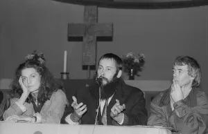 Squatters, Forum in the Gethsemane Church (from left to right) ?