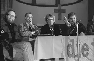 Squatters, Forum in the Gethsemane Church (from left to right) ?