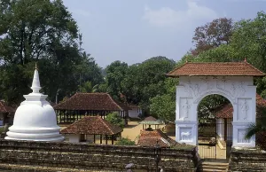Sri Dalada Maligawa or The Temple of the Sacred Tooth Relic is located in the royal palace complex