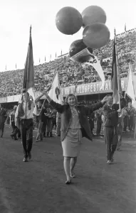 SSSR, Soviet Union, Moscow: The traditional World Youth Festivals organised by communist WBDJ