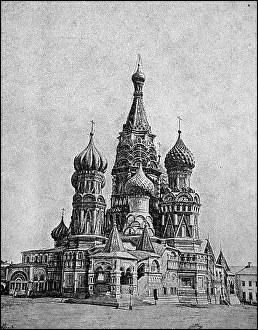 St. Basil's Cathedral, Cathedral of Blessed Basil in the Russian capital Moscow