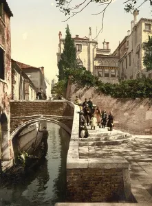 St Christopher Canal in Venice, c