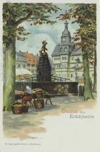 St. George's Fountain in Eisenach