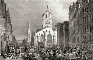 St Giles Church, County Hall and Lawn Market