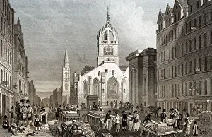 St Giles Church, County Hall and Lawn Market
