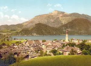 St. Gilgen in Salzburger Salzkammergut in Austria
