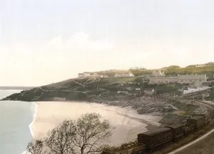 St Ives, Porthminster Beach, town in the county of Cornwall in England