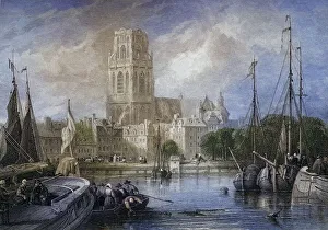 St Lawrence Church, c. 1850, Rotterdam