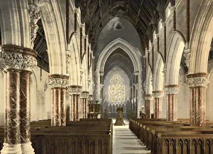St Margaret's Church interior in Bodelwyddan