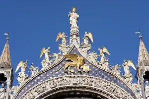 St. Mark's Lion symbol on Basilica di San Marco