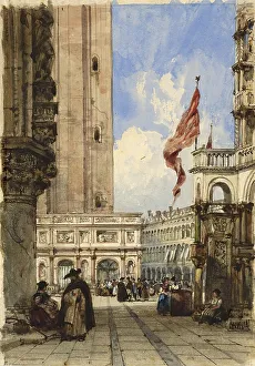 St Marks Square, Venice, with Loggetta