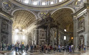 October 2019 Prints: St. Peter's Basilica with incidence of light